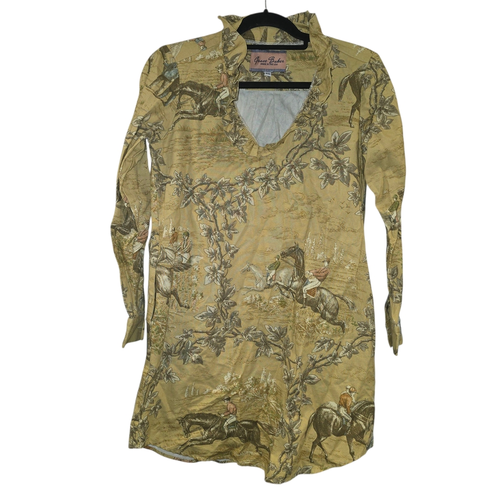 Grace Baker Lot 1 Dress 2 Back Button Blouses Size Xs